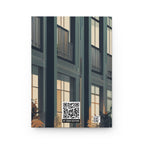 Art Deco City Cat Hardcover Journal (Lined)