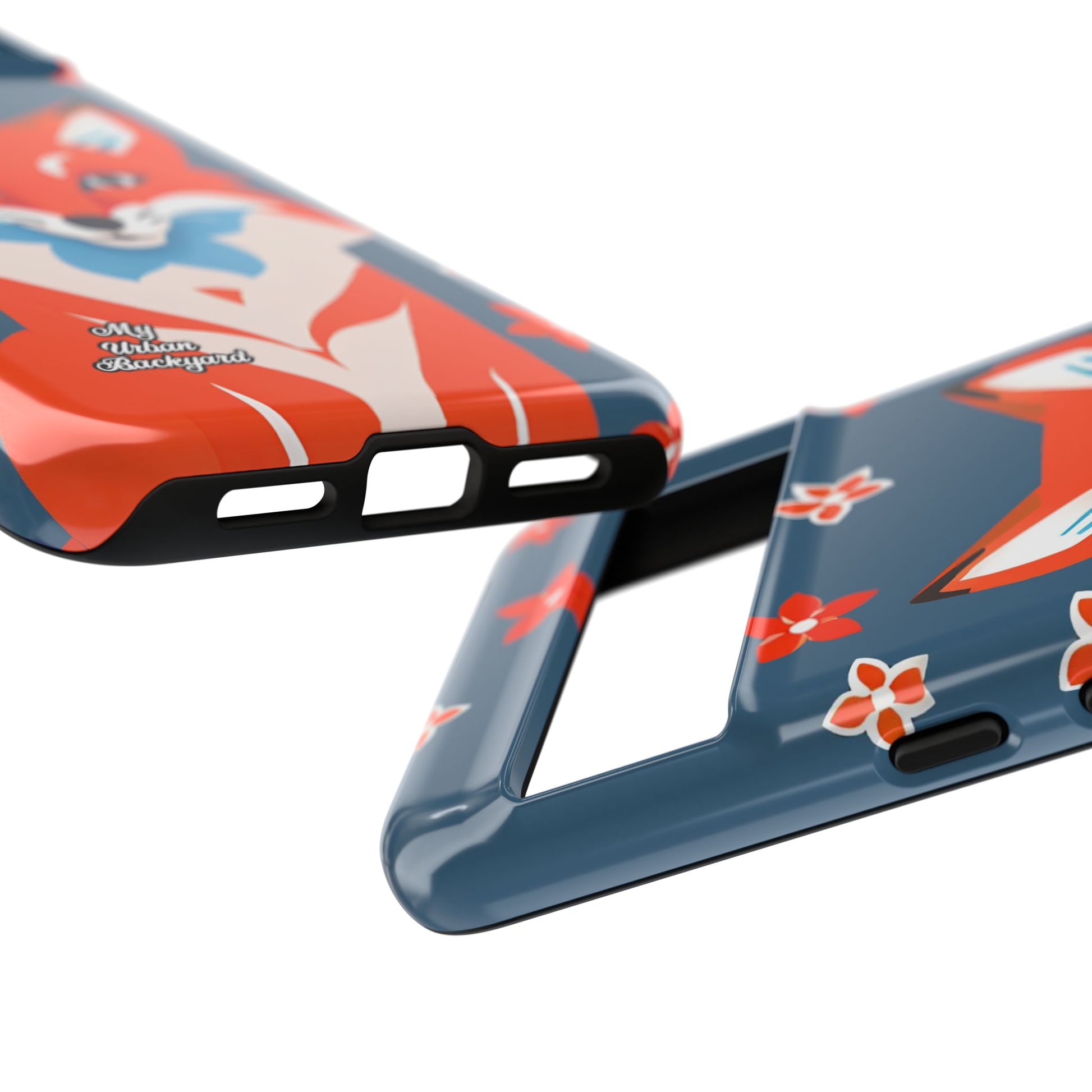 Fox with Flowers, Cell Phone Case - Apple, Samsung, Google Pixel