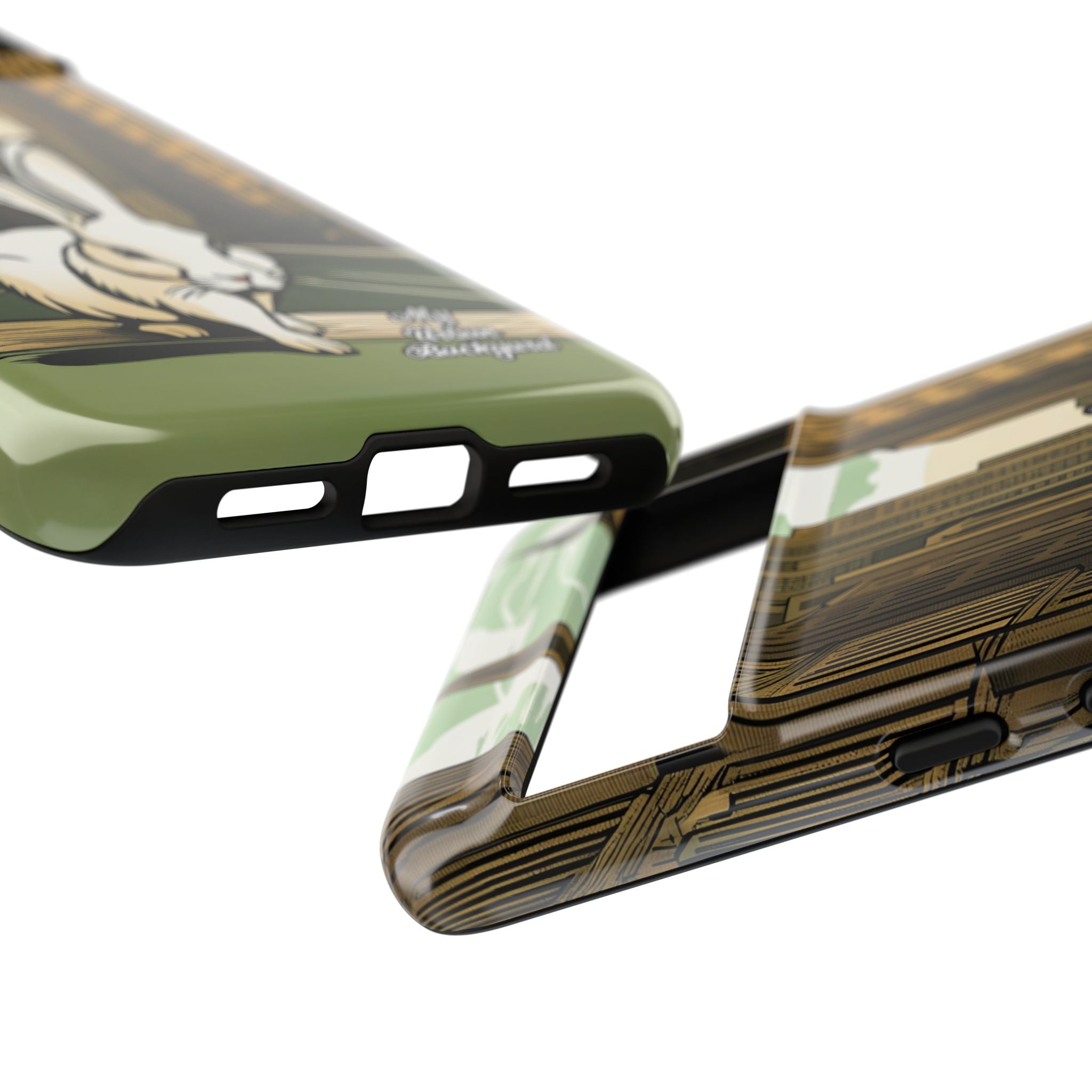 White Rabbit on a City Street, Cell Phone Case - Apple, Samsung, Google Pixel