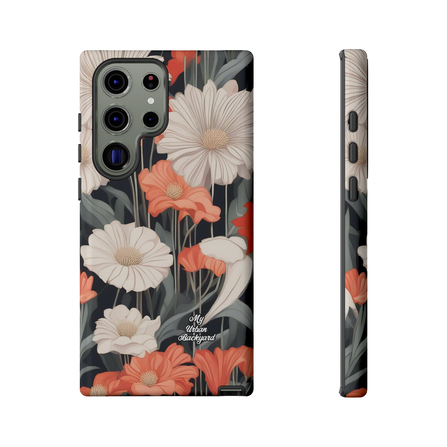 Art Deco Flowers, Cell Phone Case - Apple, Samsung or Google Pixel