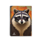 Raccoon at Sunset, Spiral Notebook