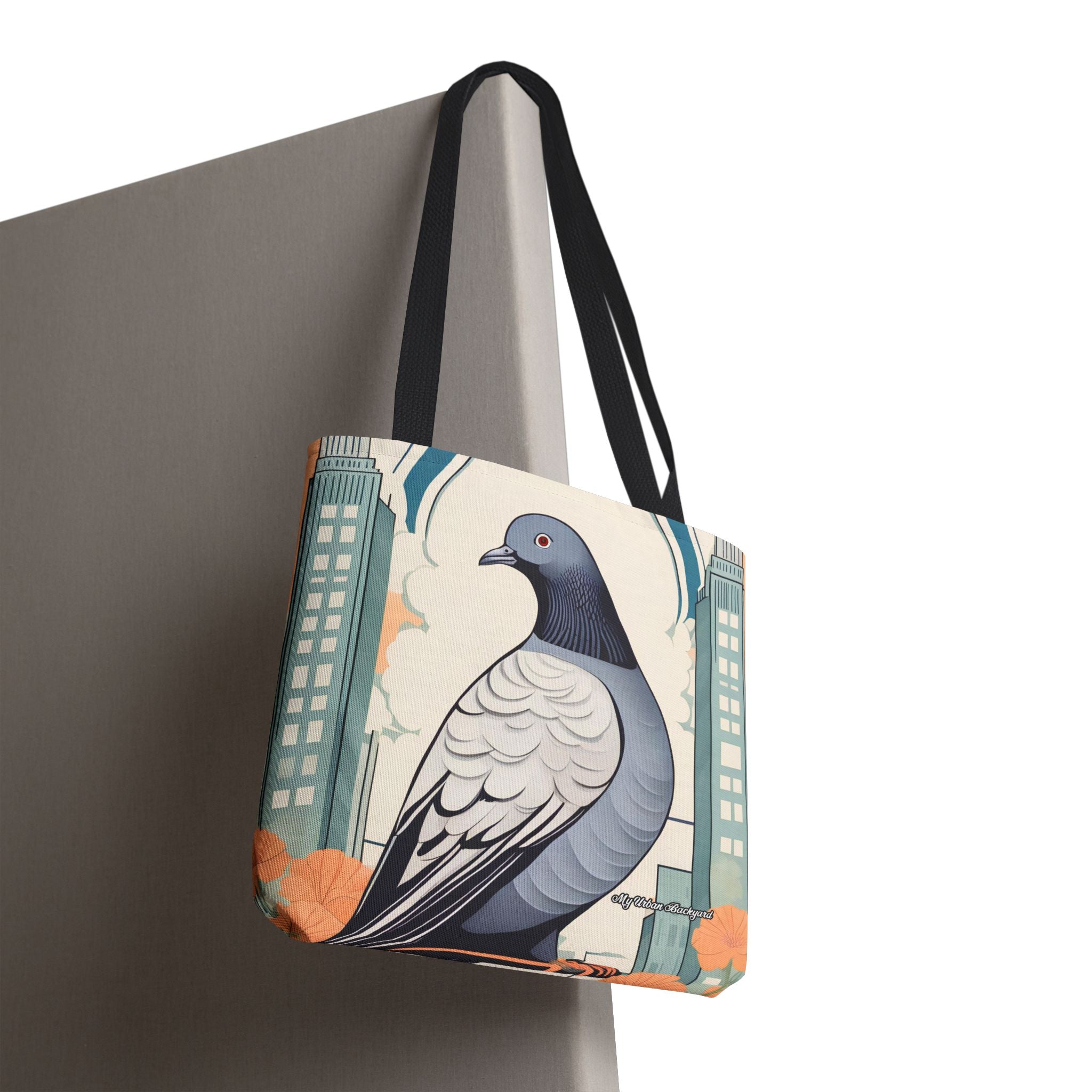 City Pigeon, Bird Tote Bag with Cotton Handles For Everyday Use, 3 Sizes