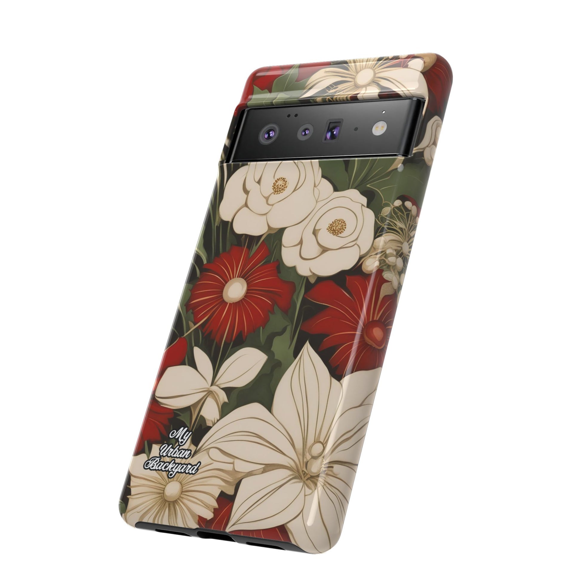 Holiday Flowers, Cell Phone Case - Apple, Samsung, Google Pixel