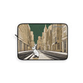 City Rabbit Soft Laptop Sleeve, Stylish Laptop Case, Cute Tech Accessory, Gift for Animal Lovers, Unique Office Supply, Modern Design, 3 Sizes