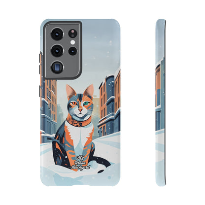 Claws Pawson in the Snow, Cell Phone Case - Apple, Samsung, or Google Pixel