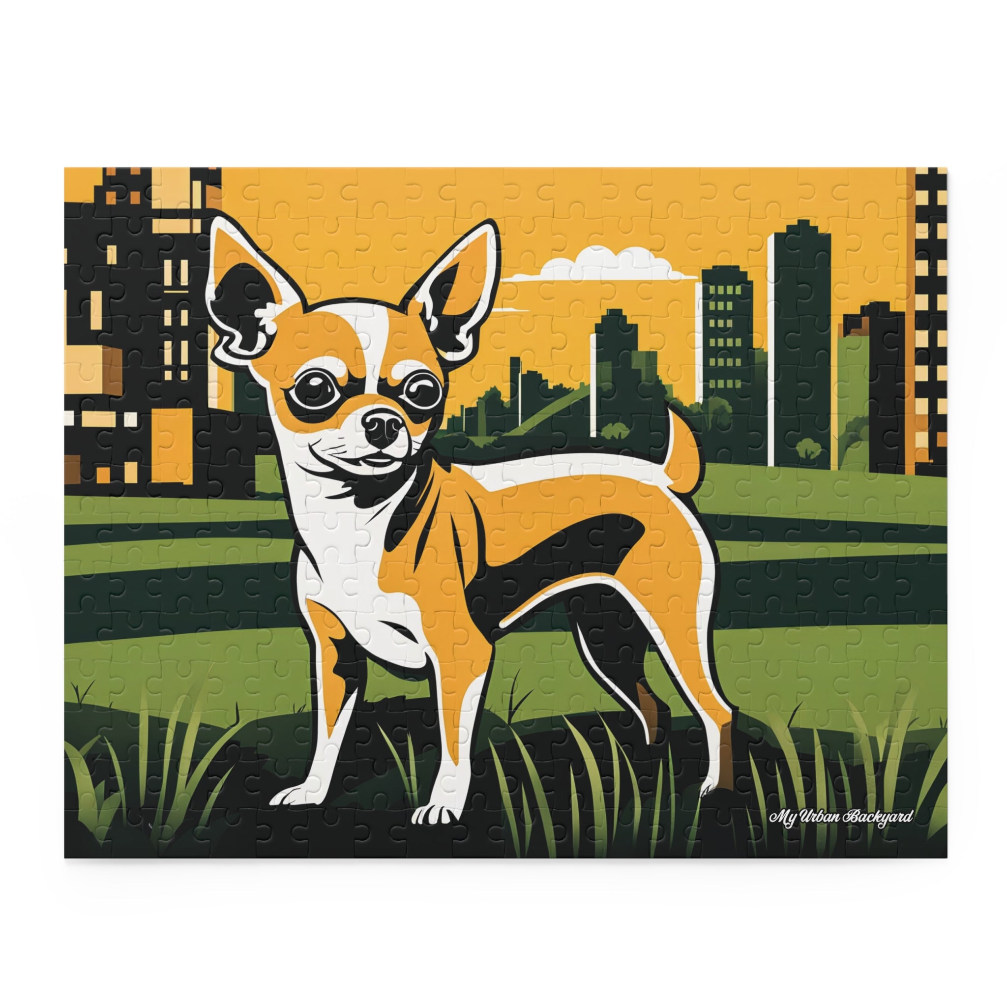 Urban Chihuahua, Jigsaw Puzzle, (120, 252, or 500-Piece)
