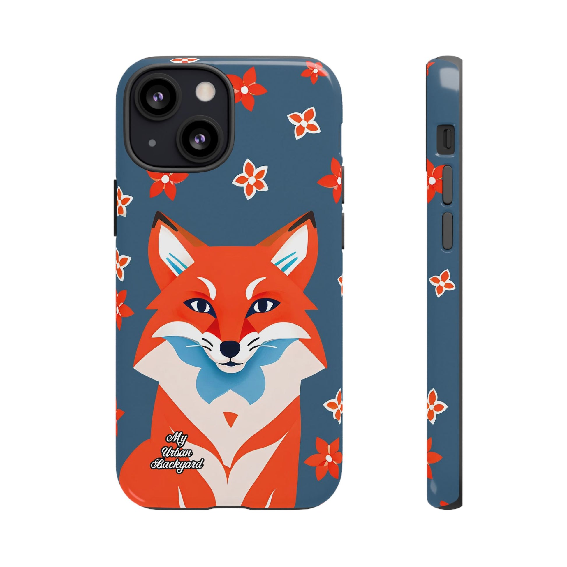 Fox with Flowers, Cell Phone Case - Apple, Samsung, Google Pixel