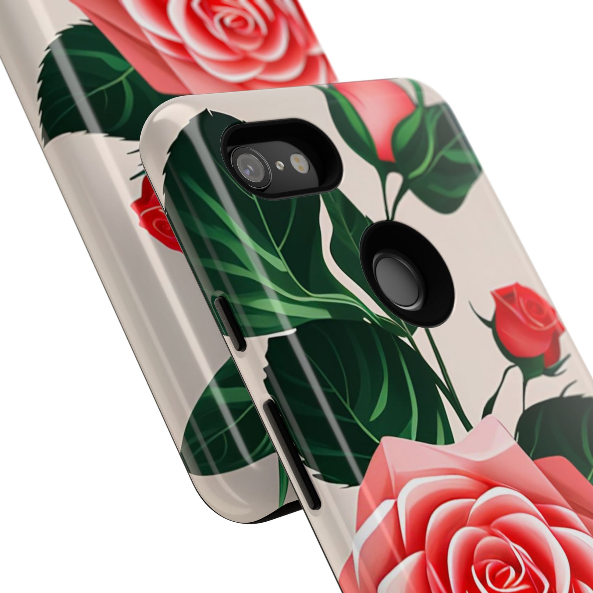 Pink Rose Flowers, Cell Phone Case - Apple, Samsung, Google Pixel