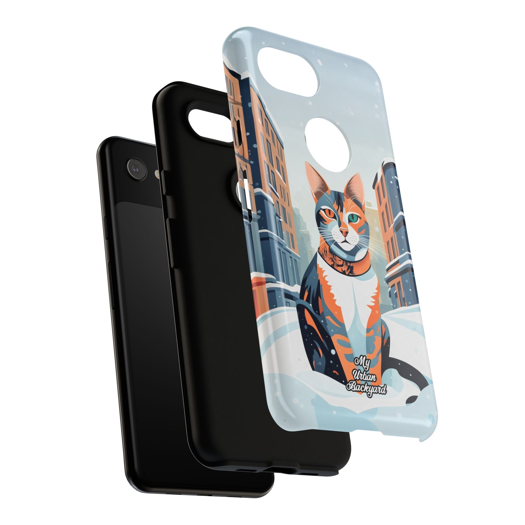 Claws Pawson in the Snow, Cell Phone Case - Apple, Samsung, Google Pixel