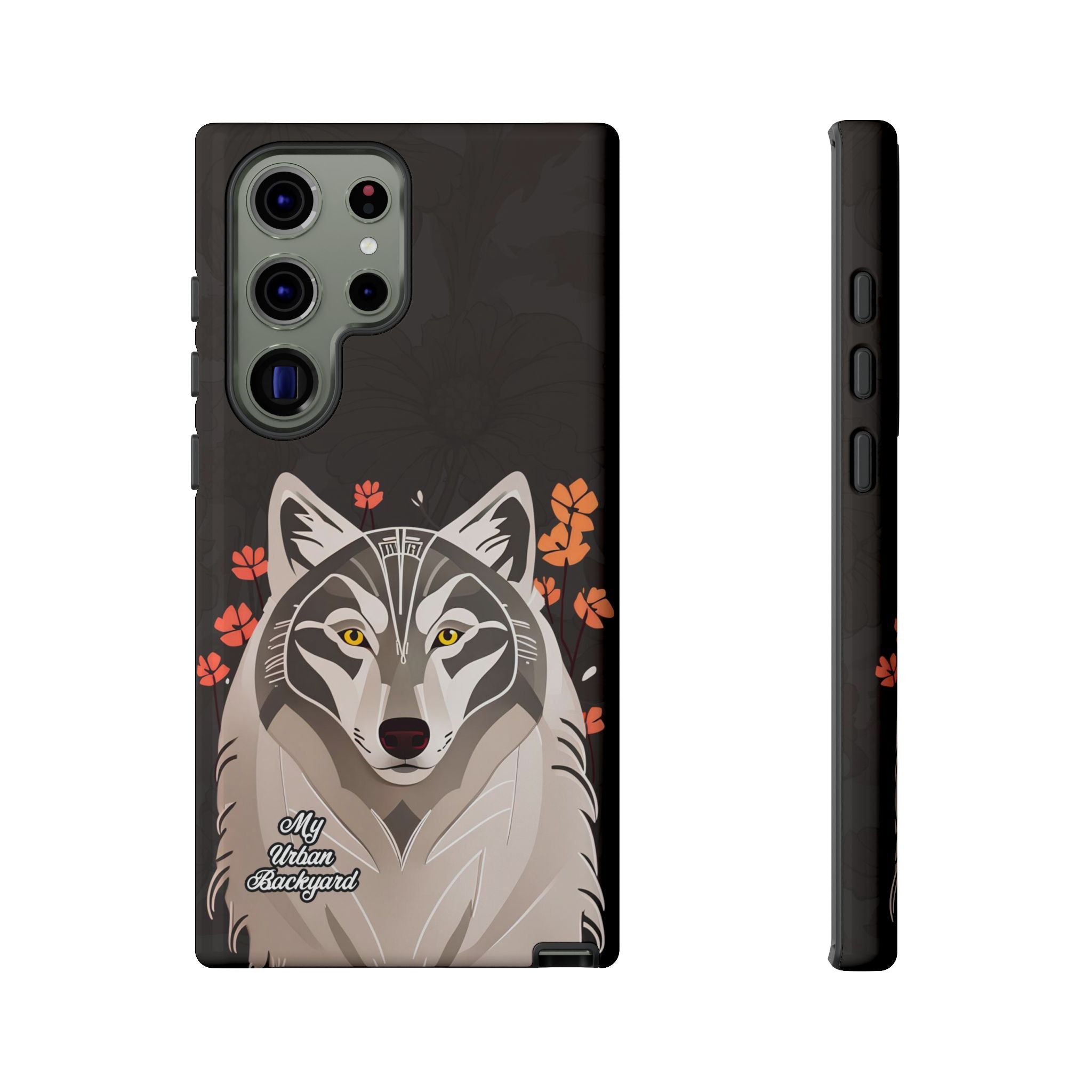 Art Deco Wolf, Cell Phone Case - Apple, Samsung, Google Pixel