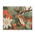 Deer with Holiday Flowers, Jigsaw Puzzle