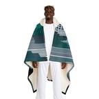 Cinderhowl, Wolf Hooded Sherpa Fleece Blanket