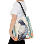 City Pigeon, Bird Tote Bag with Cotton Handles For Everyday Use, 3 Sizes