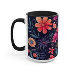 Night Blooming Wildflowers, Ceramic Coffee Mug