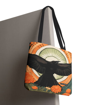 Flying Crow Tote Bag