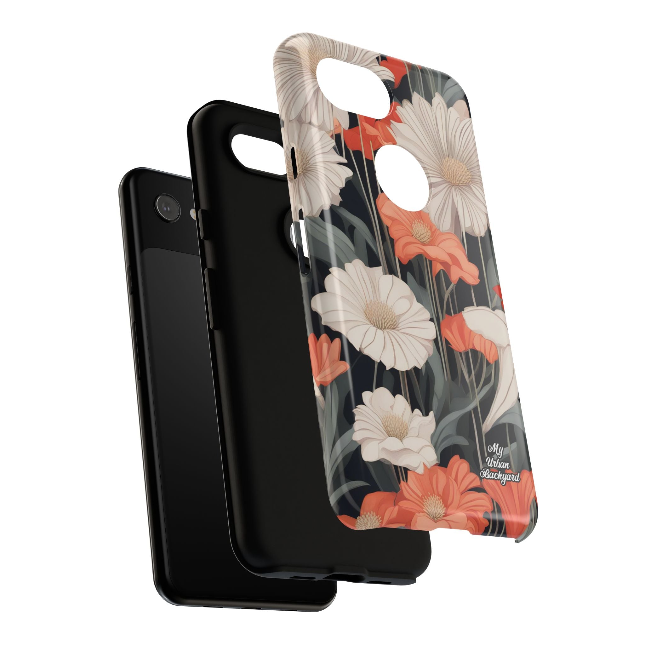 Art Deco Flowers, Cell Phone Case - Apple, Samsung, Google Pixel