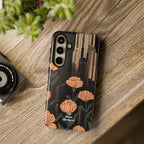 Urban Evening with Flowers, Cell Phone Case
