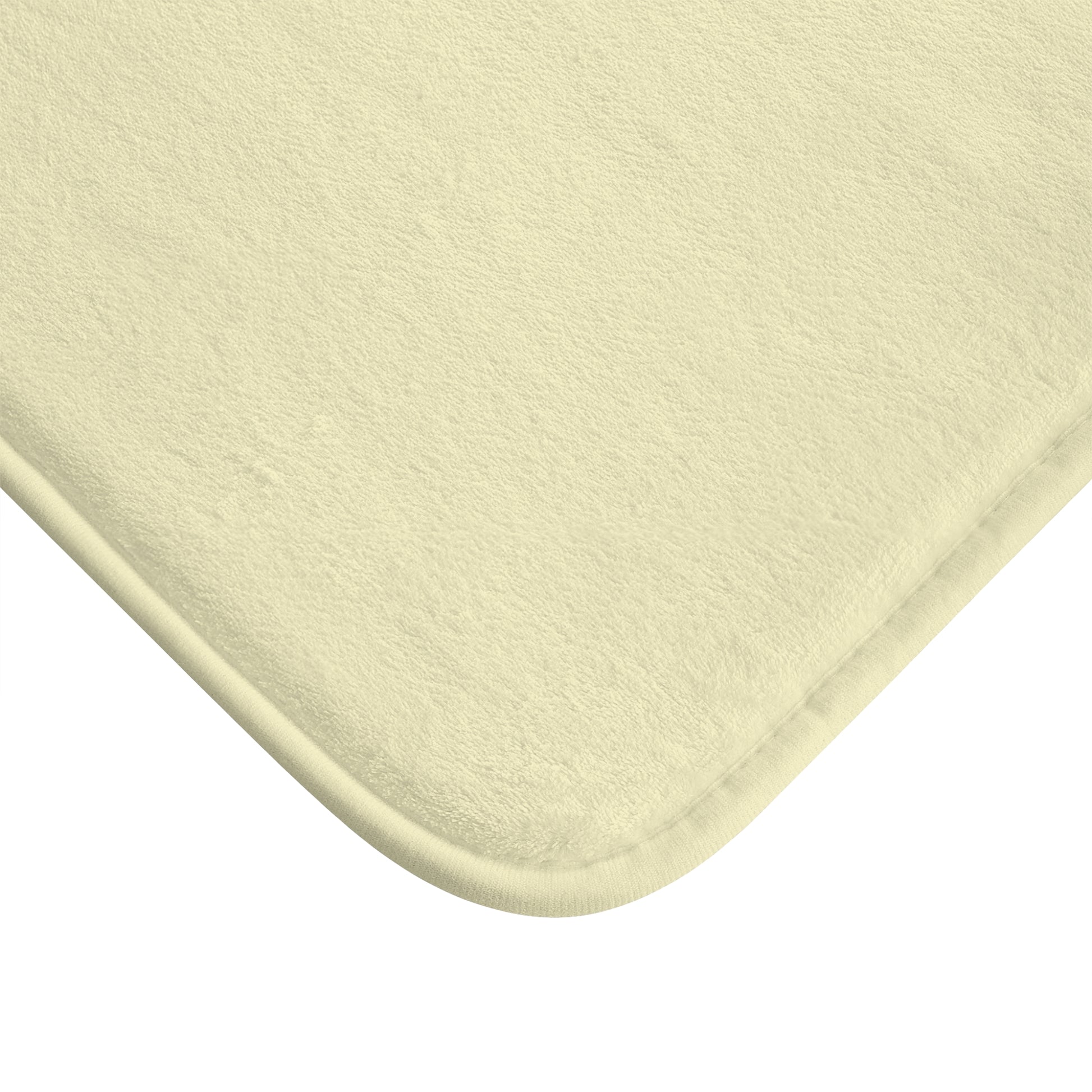Yellow Memory Foam Bath Mat — Soft Absorbent Bathroom Rug, 2 sizes