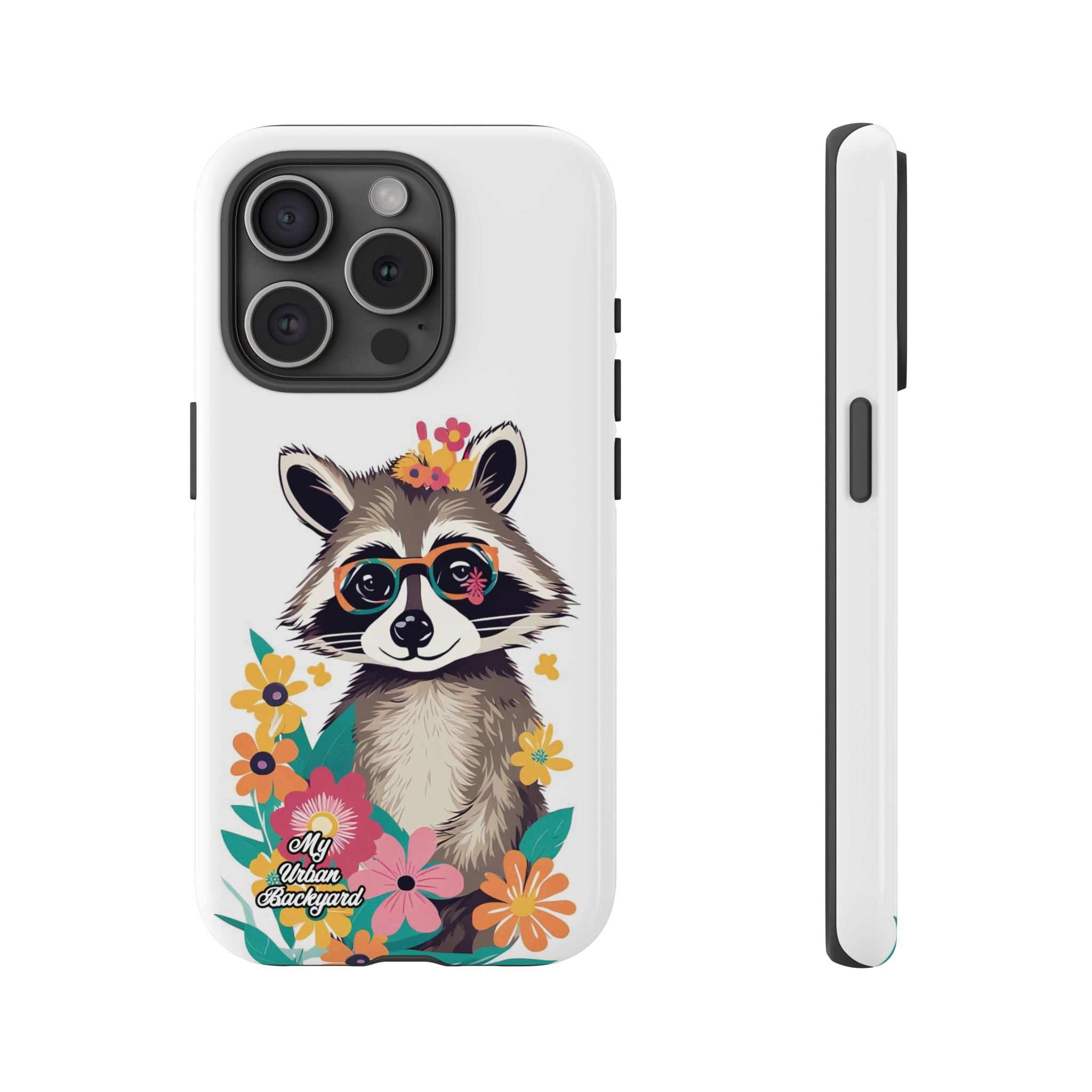 Raccoon with Glasses, Cell Phone Case - Apple, Samsung or Google Pixel