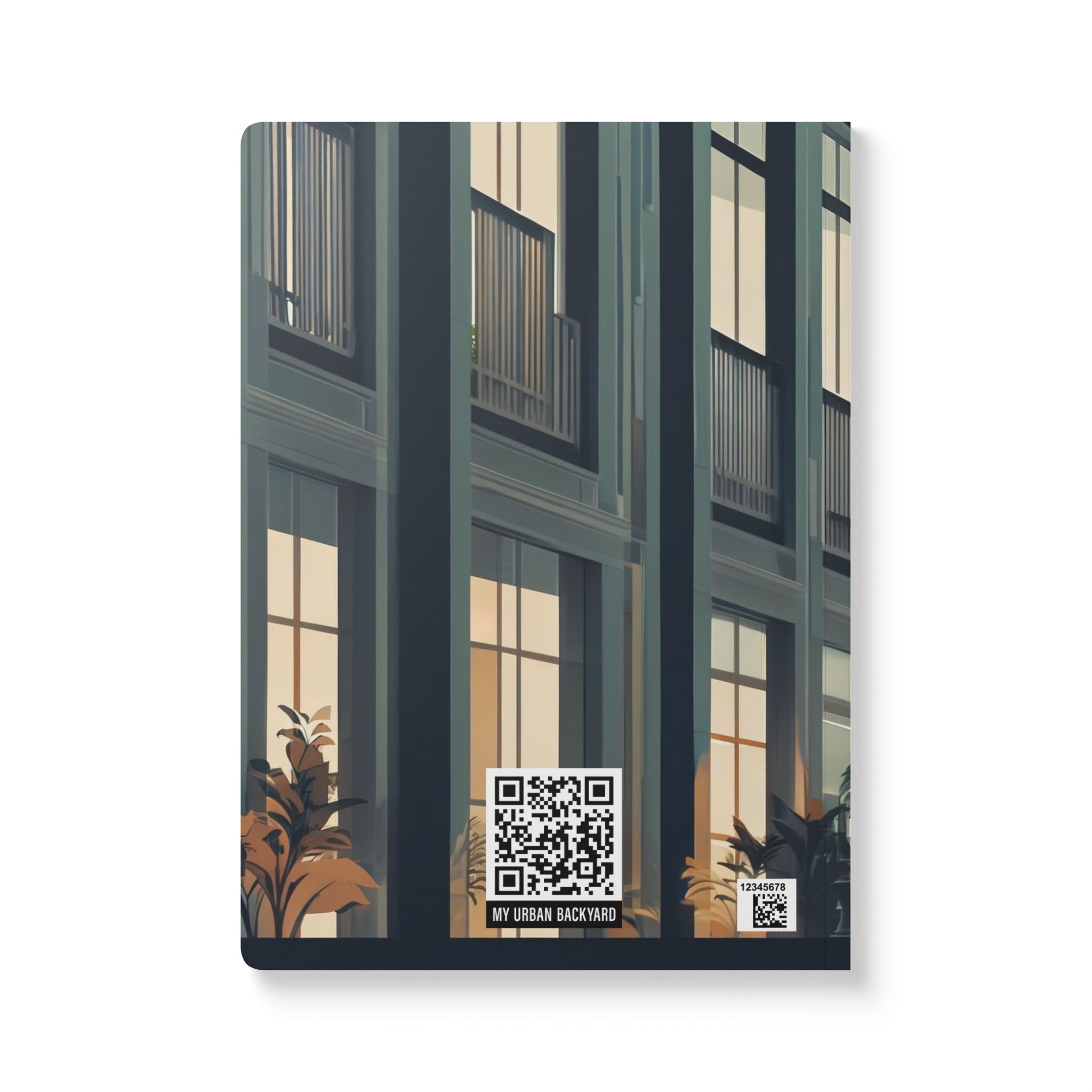 Art Deco City Cat Softcover Journal