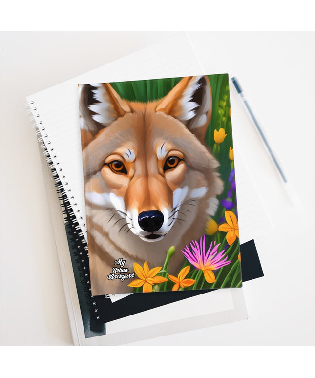 Coyote Portrait, Hardcover Notebook Journal - Write in Style
