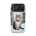 Claws Pawson in the Snow, Cell Phone Case - Apple, Samsung, Google Pixel