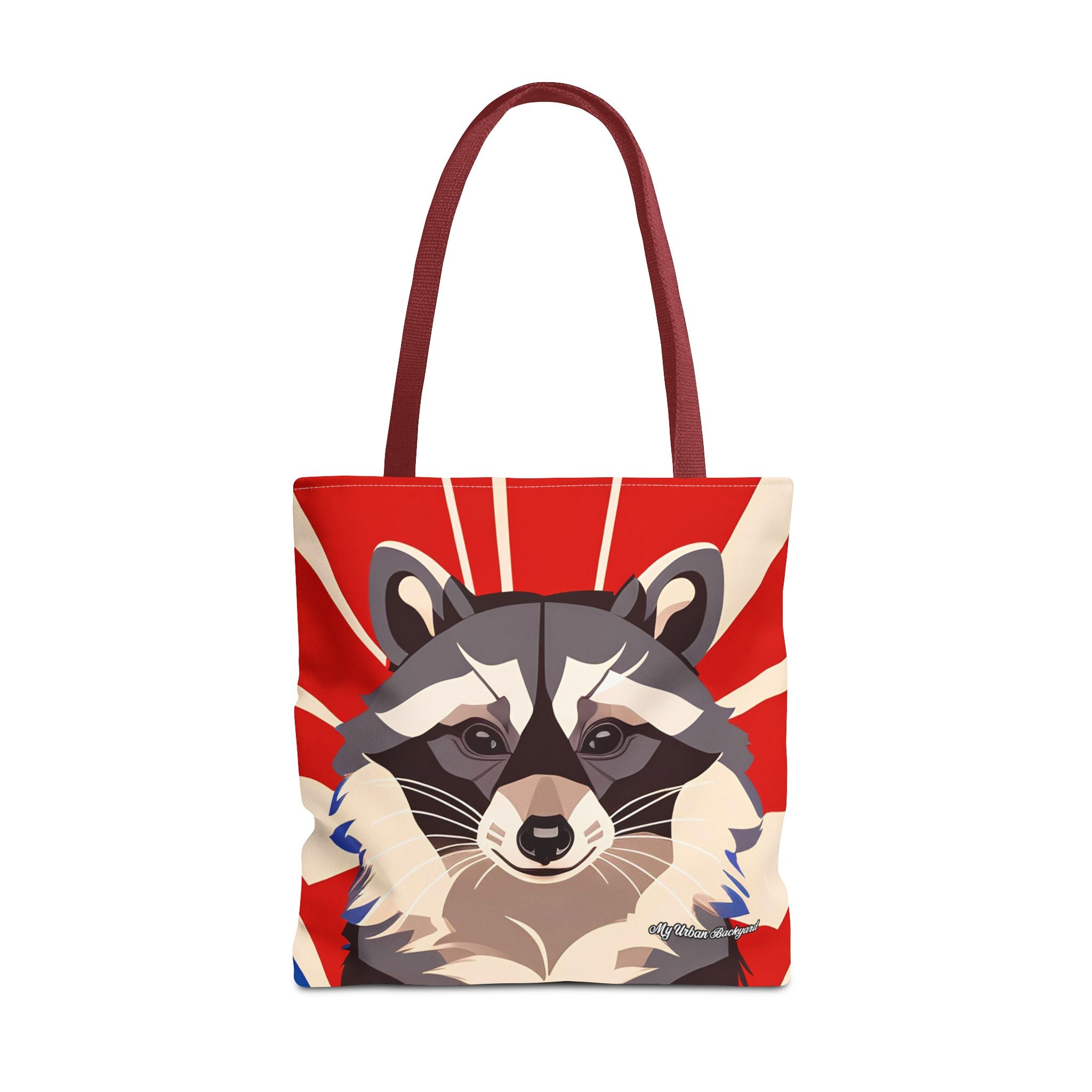 Ziggy Starspaws, Raccoon Tote Bag with Cotton Handles For Everyday Use, 3 Sizes