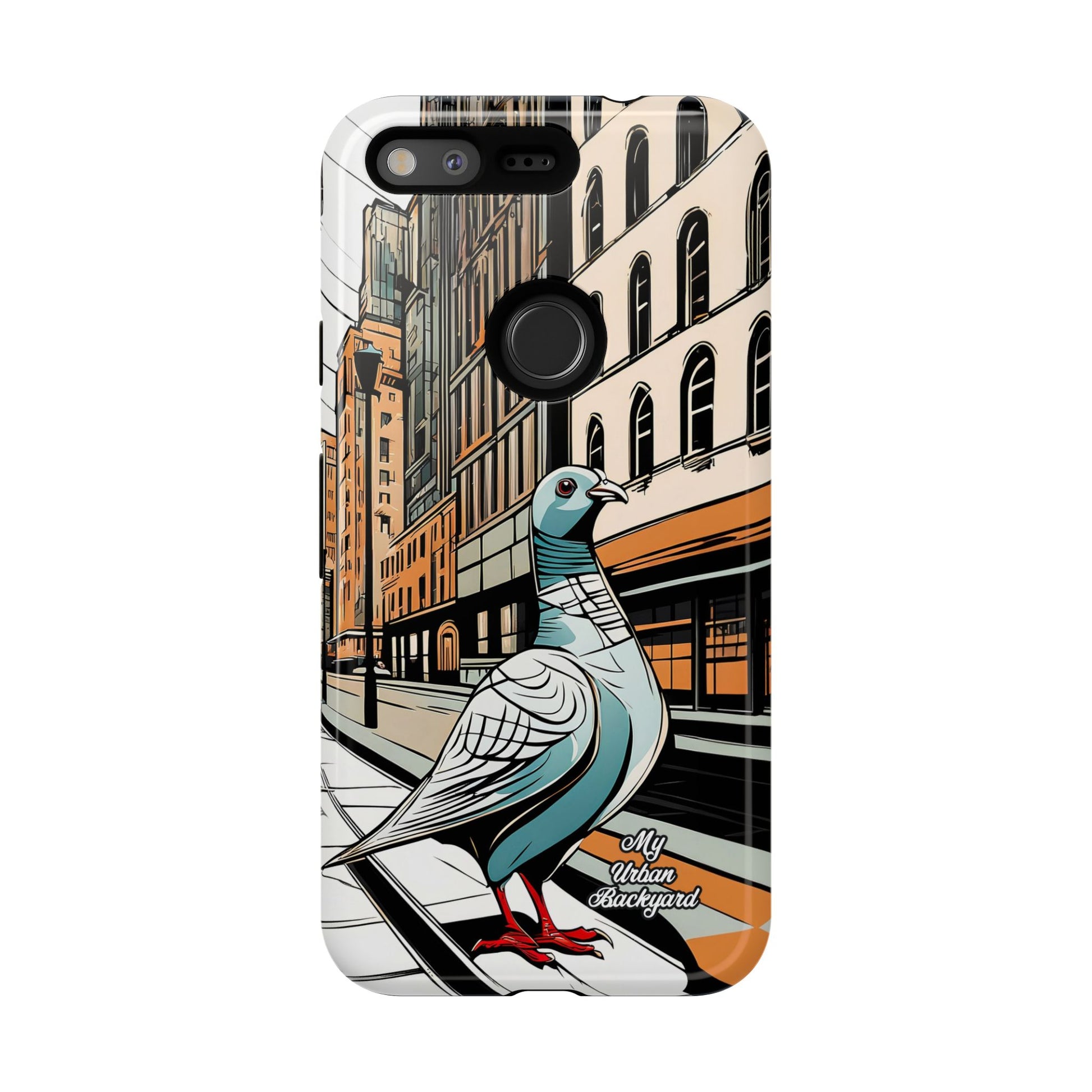 Pigeon on a City Street, Cell Phone Case - Apple, Samsung, Google Pixel