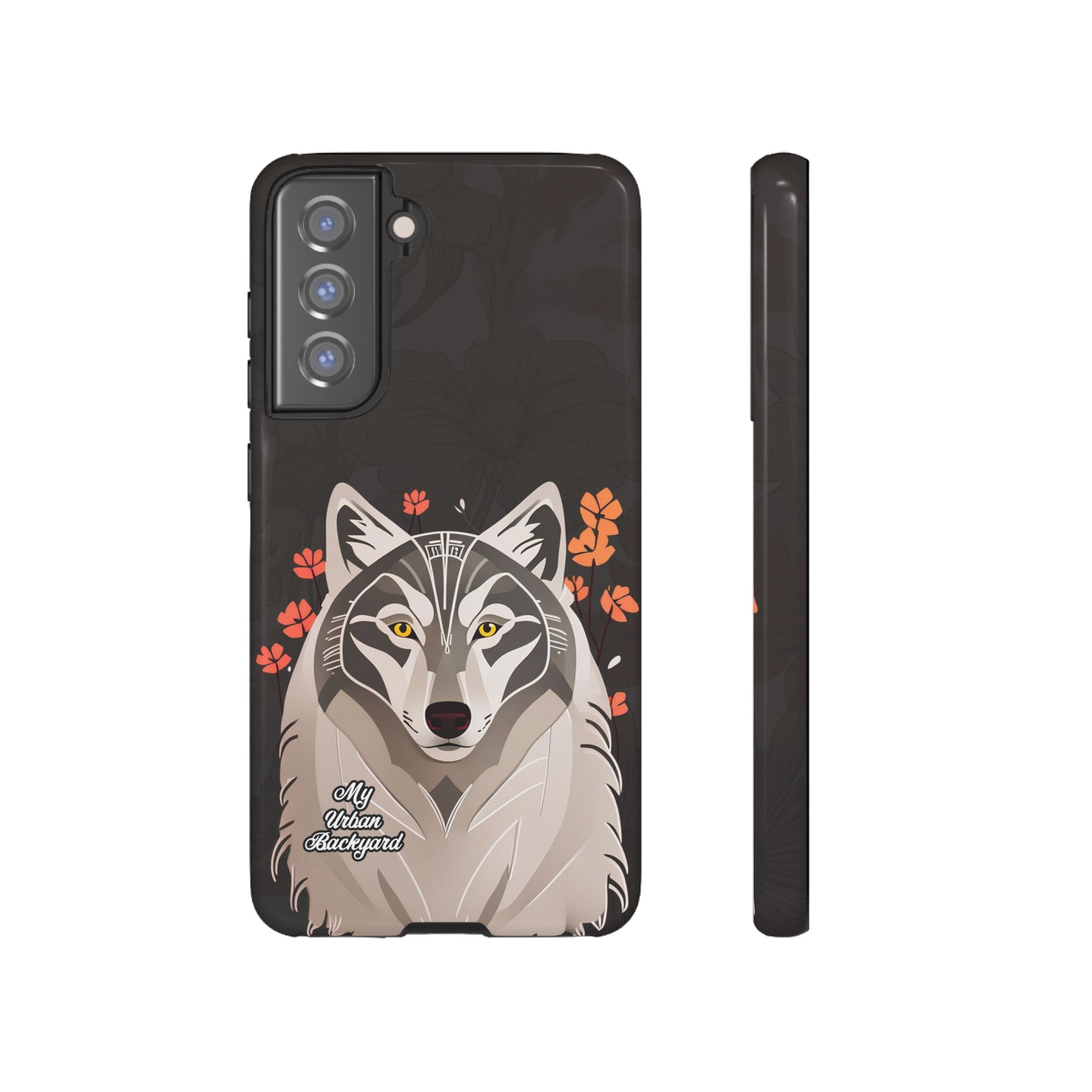 Art Deco Wolf, Cell Phone Case - Apple, Samsung, Google Pixel