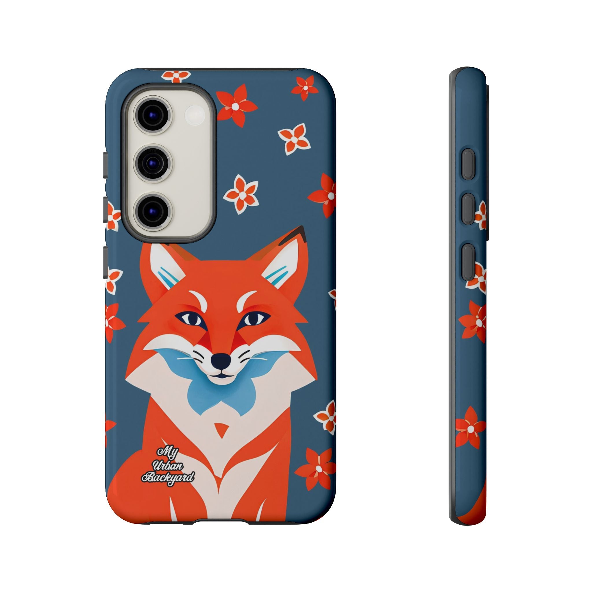 Fox with Flowers, Cell Phone Case - Apple, Samsung, Google Pixel