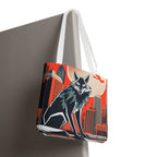 City Wolf Tote Bag, Tote with Cotton Handles For Everyday Use, 3 Sizes