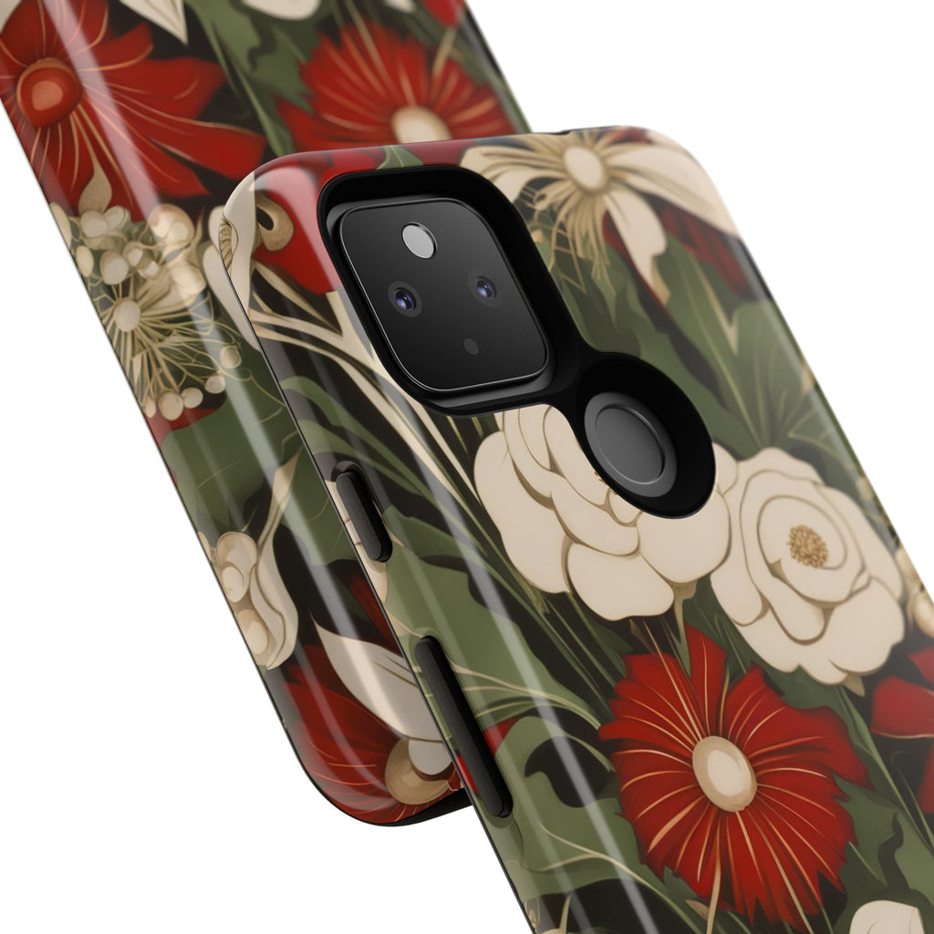 Holiday Flowers, Cell Phone Case - Apple, Samsung, Google Pixel