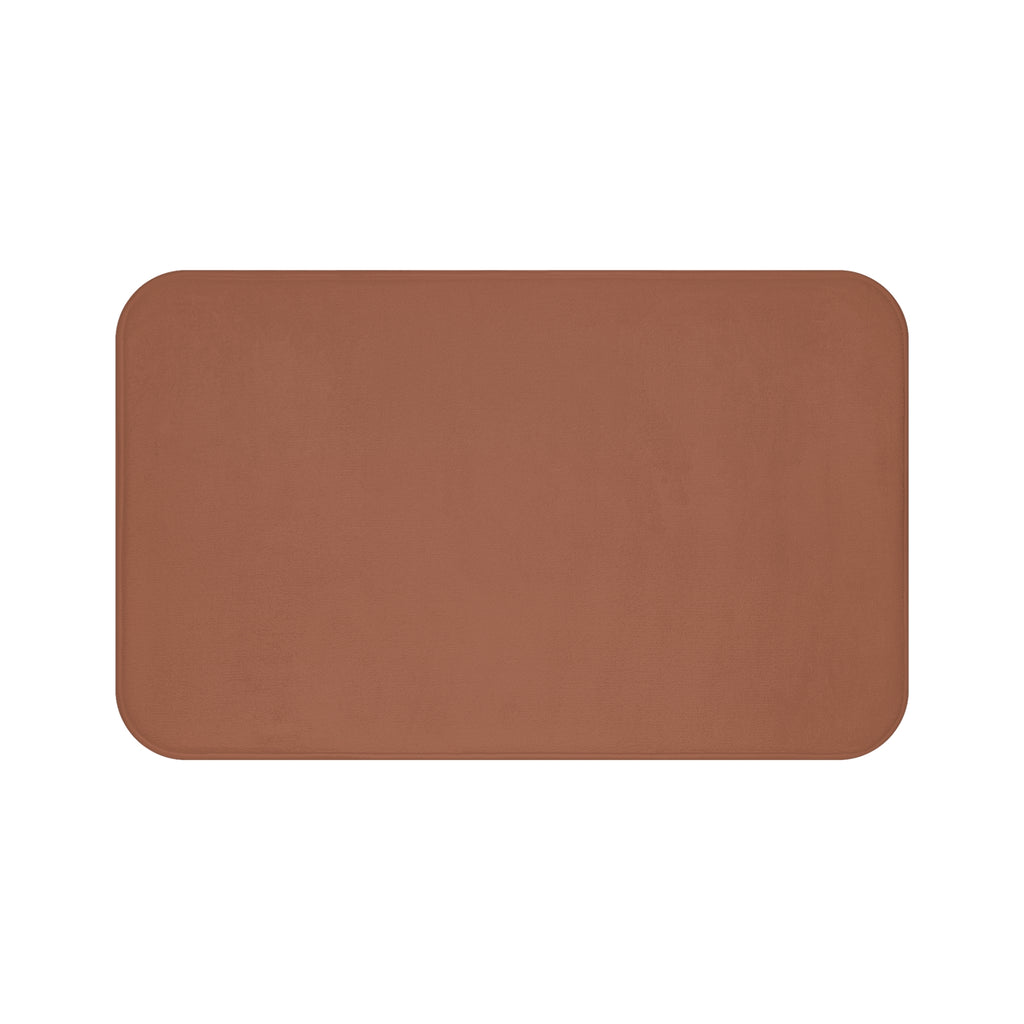 Terracotta Memory Foam Bath Mat — Soft Absorbent Bathroom Rug, 2 sizes