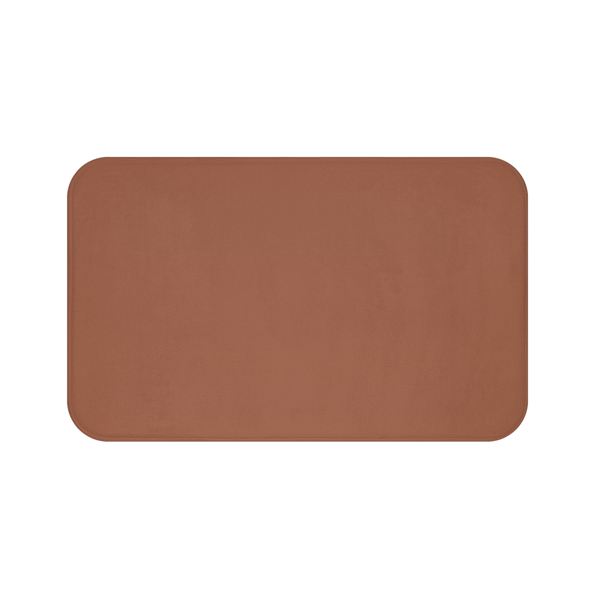 Terracotta Memory Foam Bath Mat — Soft Absorbent Bathroom Rug, 2 sizes