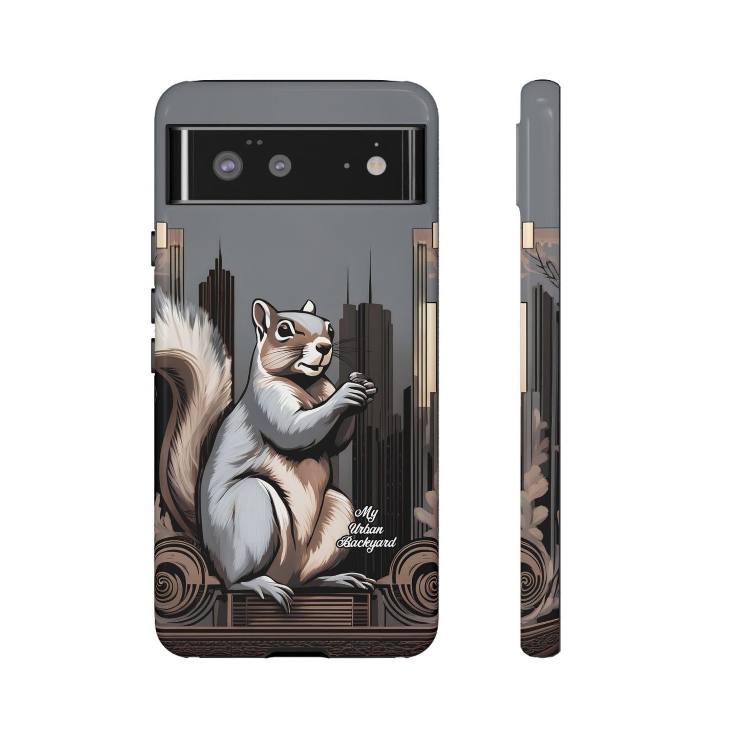 Urban Gray Squirrel, Cell Phone Case - Apple, Samsung, or Google Pixel