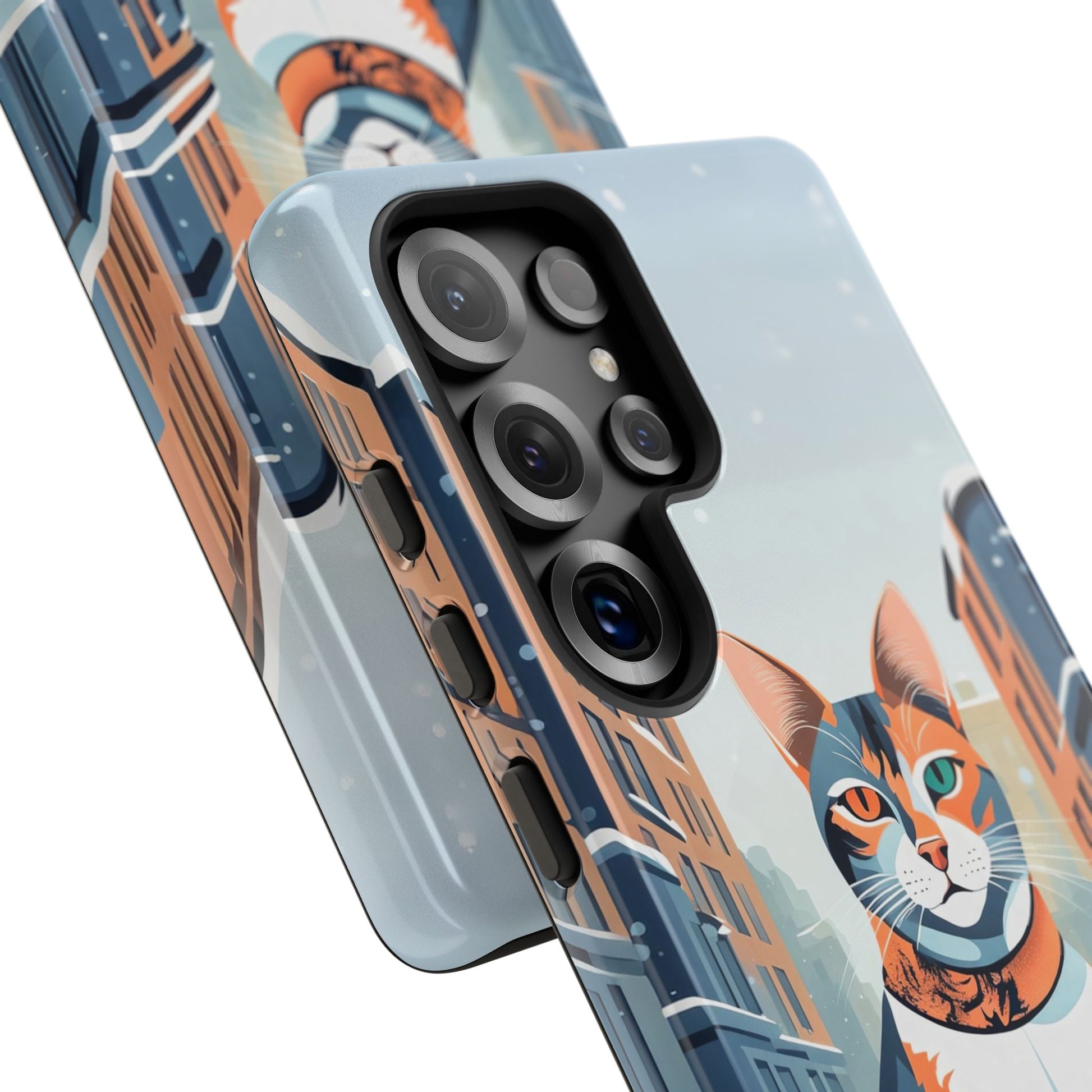 Claws Pawson in the Snow, Cell Phone Case - Apple, Samsung, Google Pixel