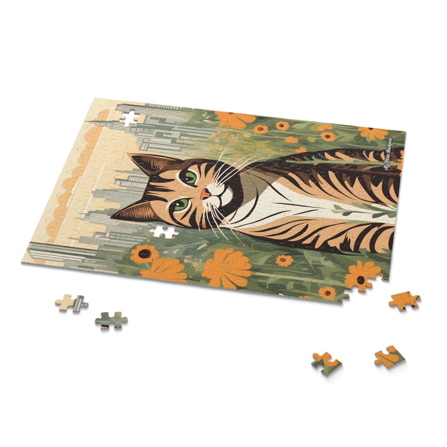 Finn Purrington, Cat Jigsaw Puzzle, (120, 252, or 500-Piece)