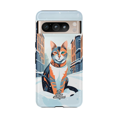 Claws Pawson in the Snow, Cell Phone Case - Apple, Samsung, or Google Pixel