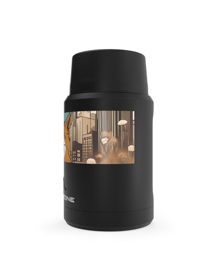 City Coyote, Reusable Insulated Food Storage Container with Spoon – 16.9oz