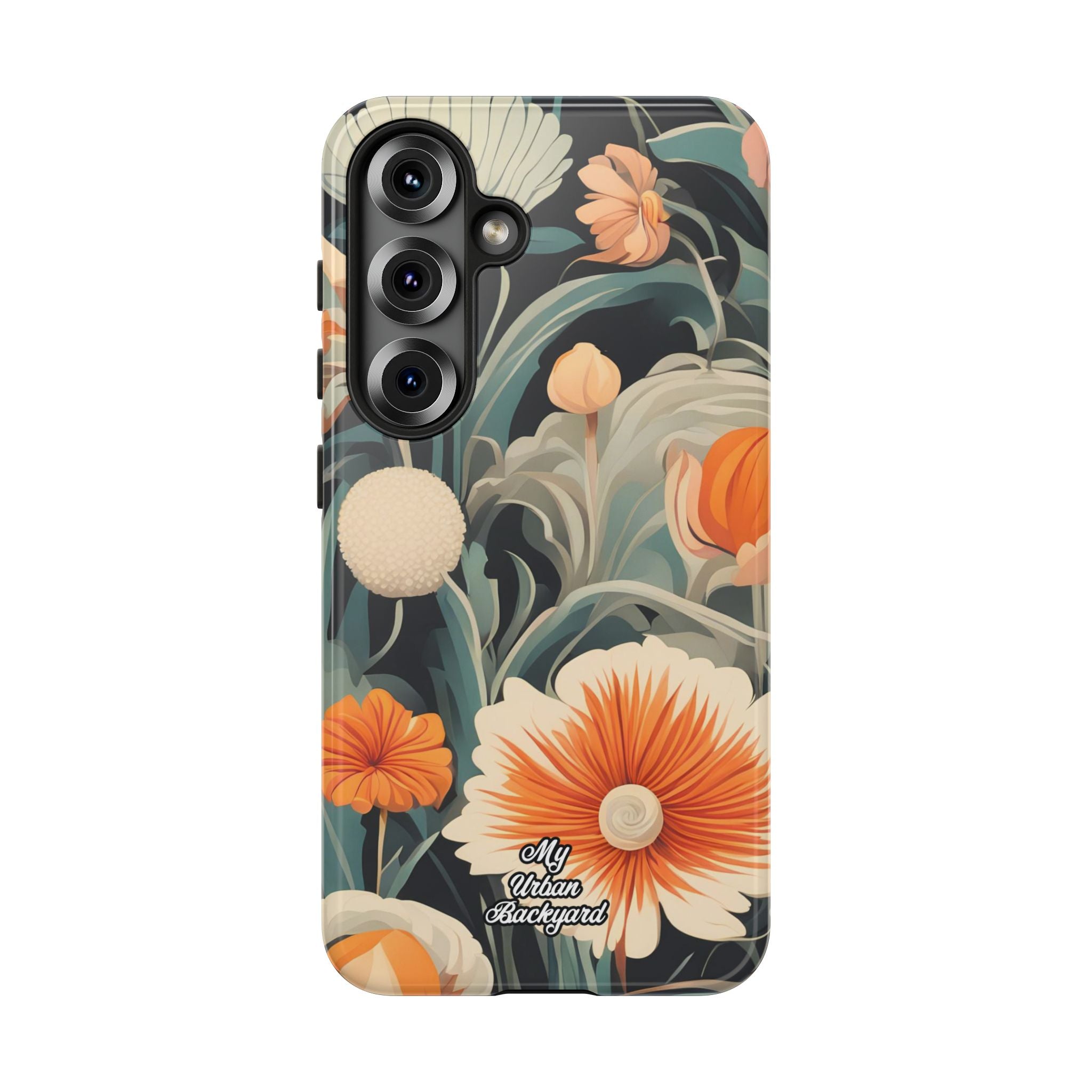 Orange and White Flowers, Cell Phone Case - Apple, Samsung, Google Pixel