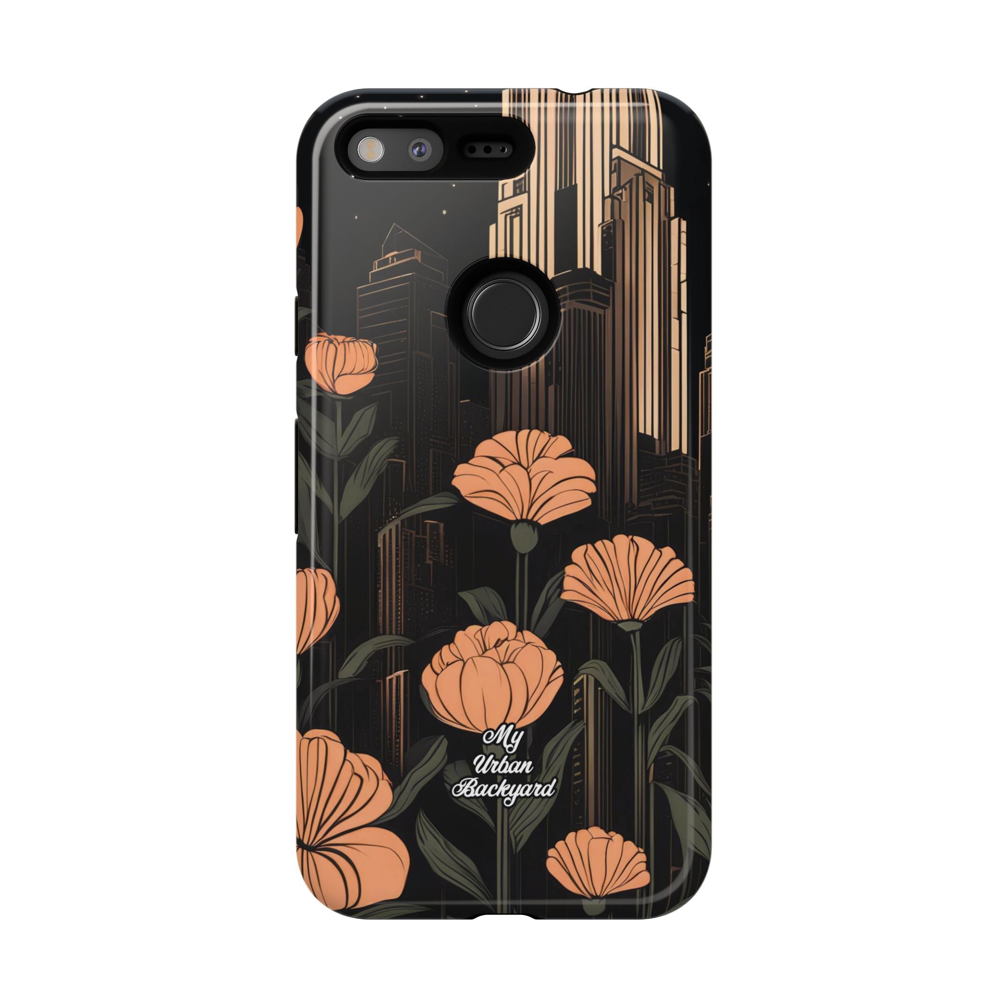 Urban Evening with Flowers, Cell Phone Case