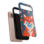 Fox with Flowers, Cell Phone Case - Apple, Samsung, Google Pixel