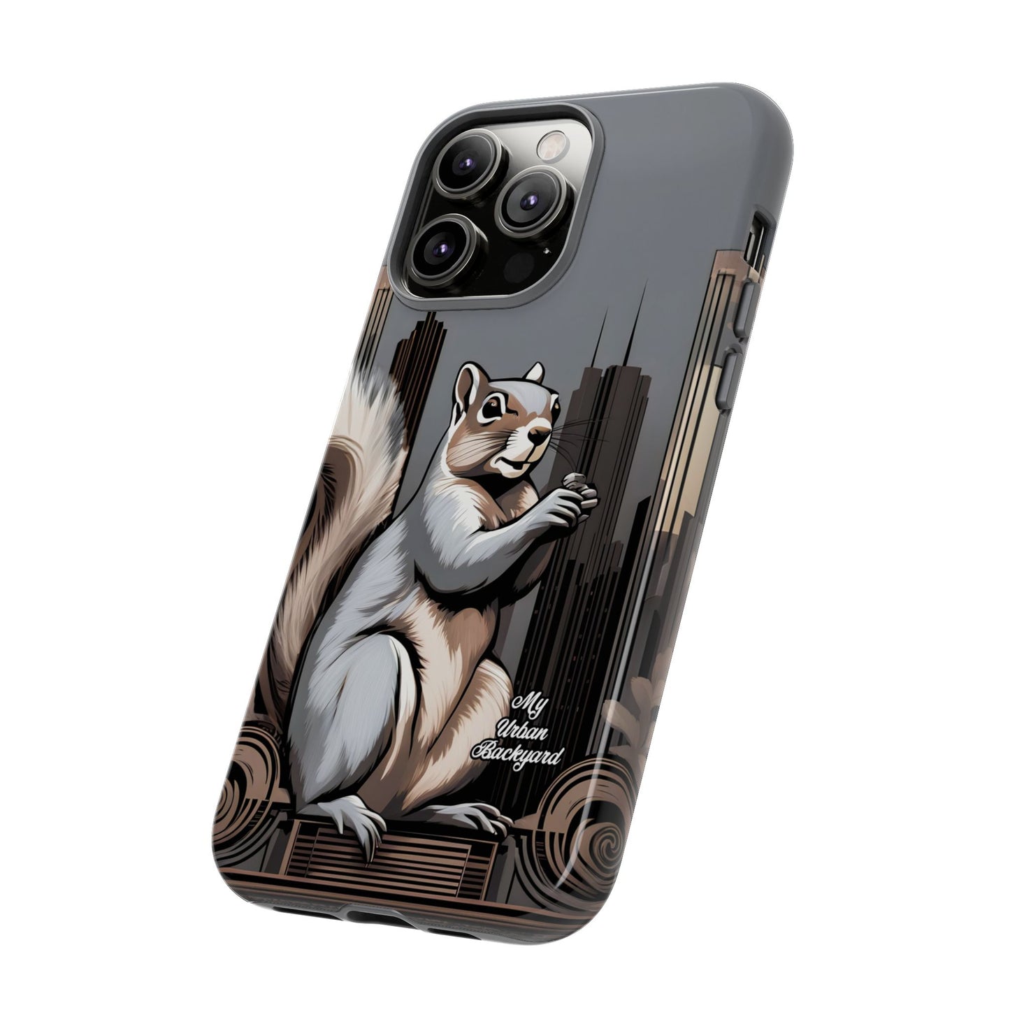 Urban Gray Squirrel, Cell Phone Case - Apple, Samsung, or Google Pixel