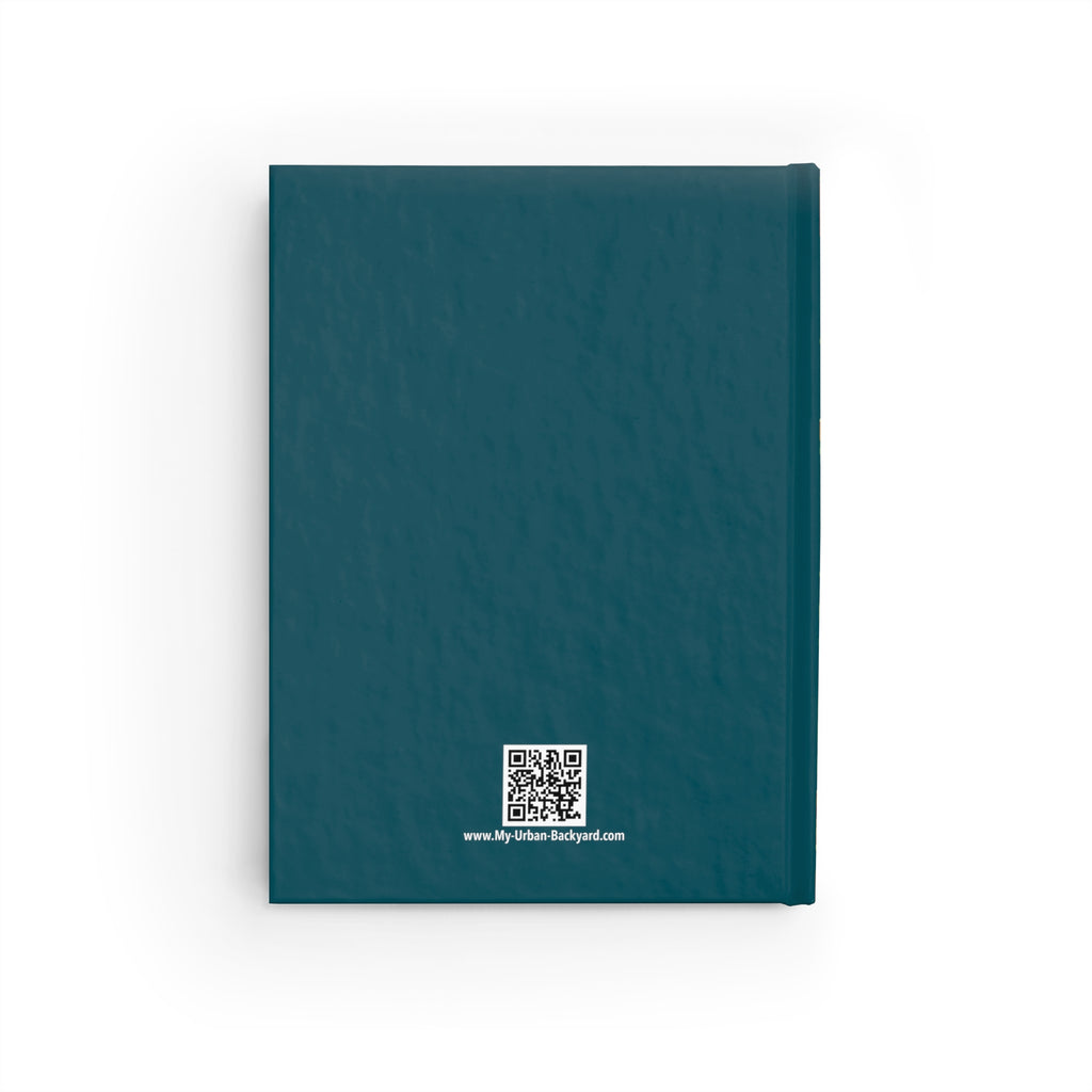 Coyote with Orange Flowers, Hardcover Notebook Journal - Write in Style