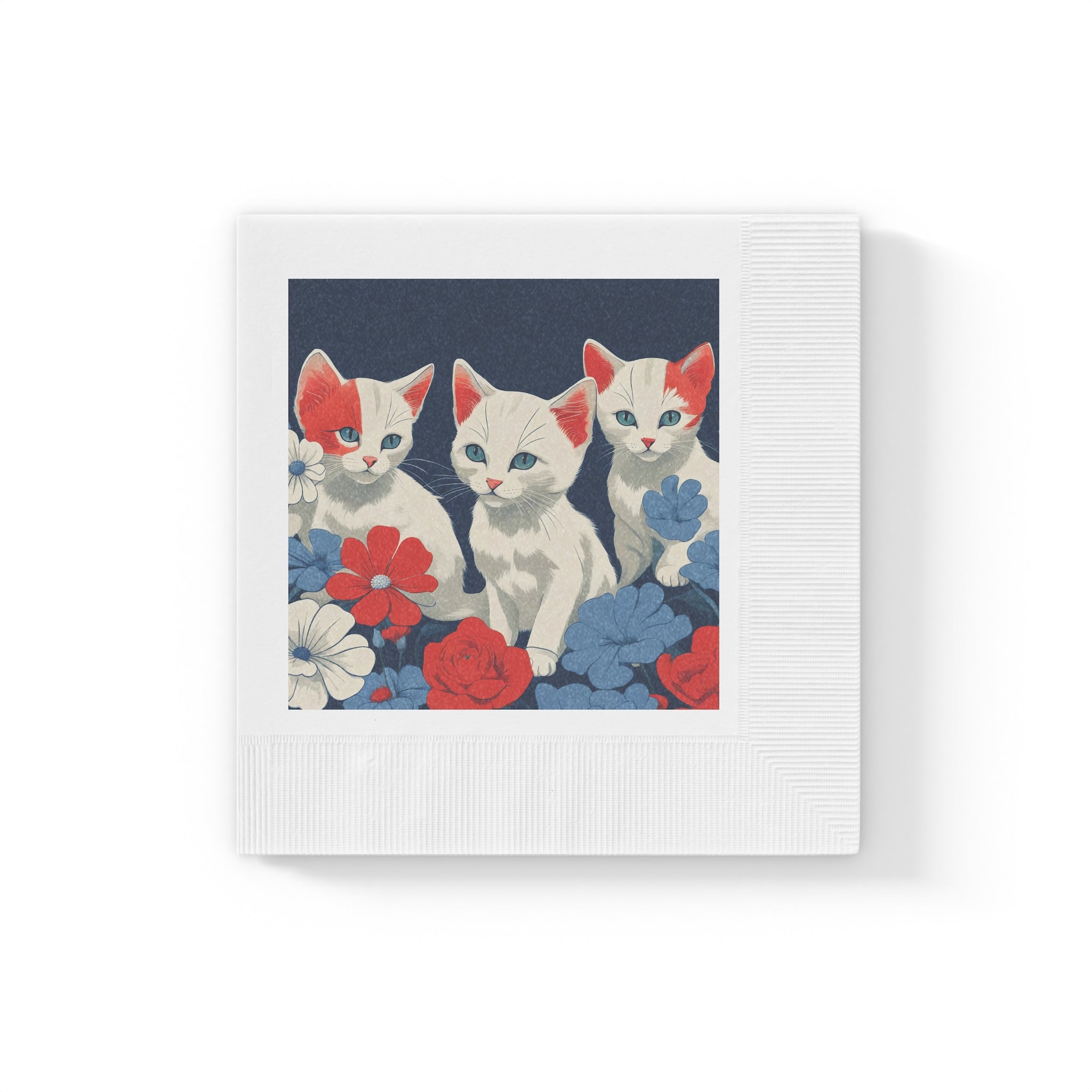 Three Cute Kittens Napkins