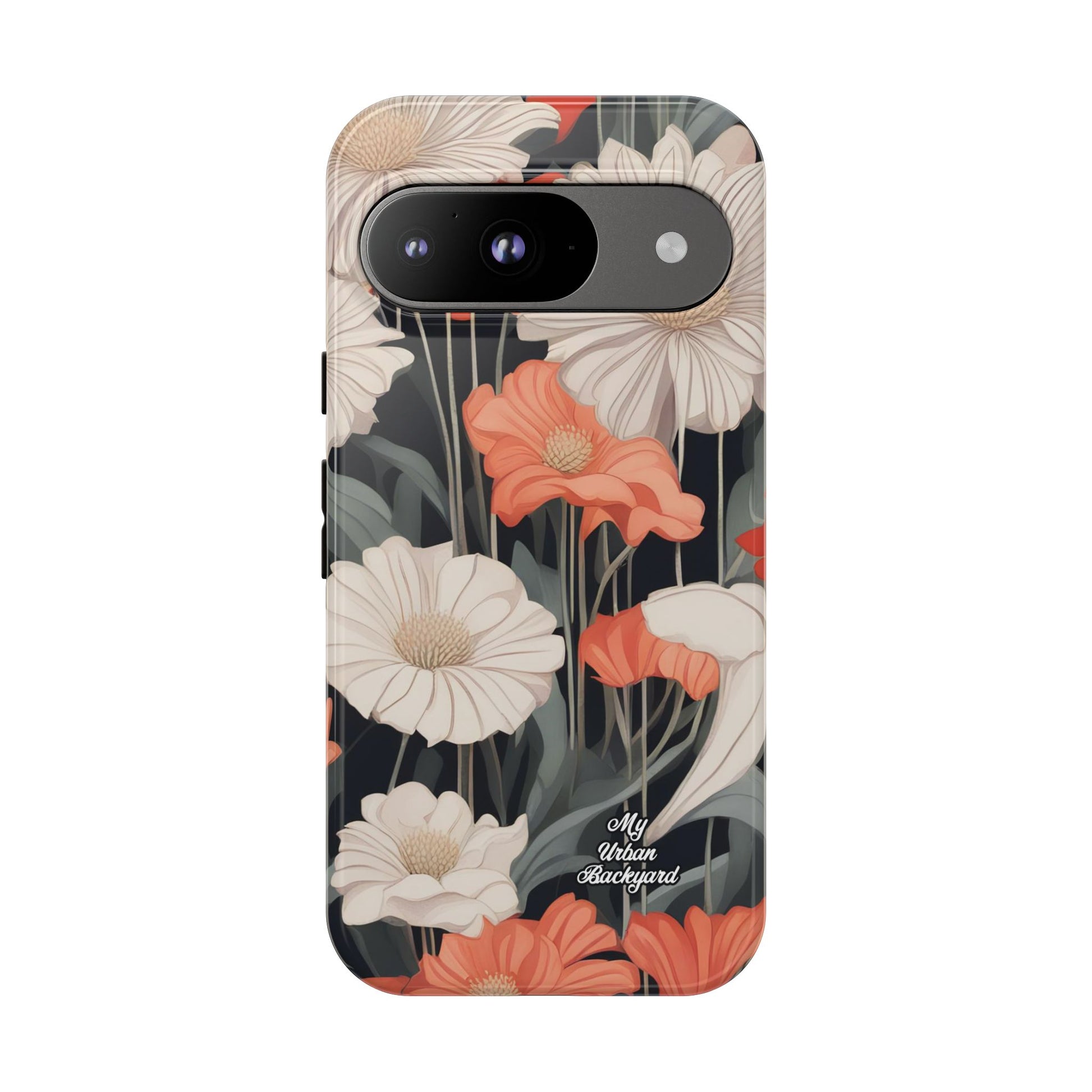 Art Deco Flowers, Cell Phone Case - Apple, Samsung, Google Pixel
