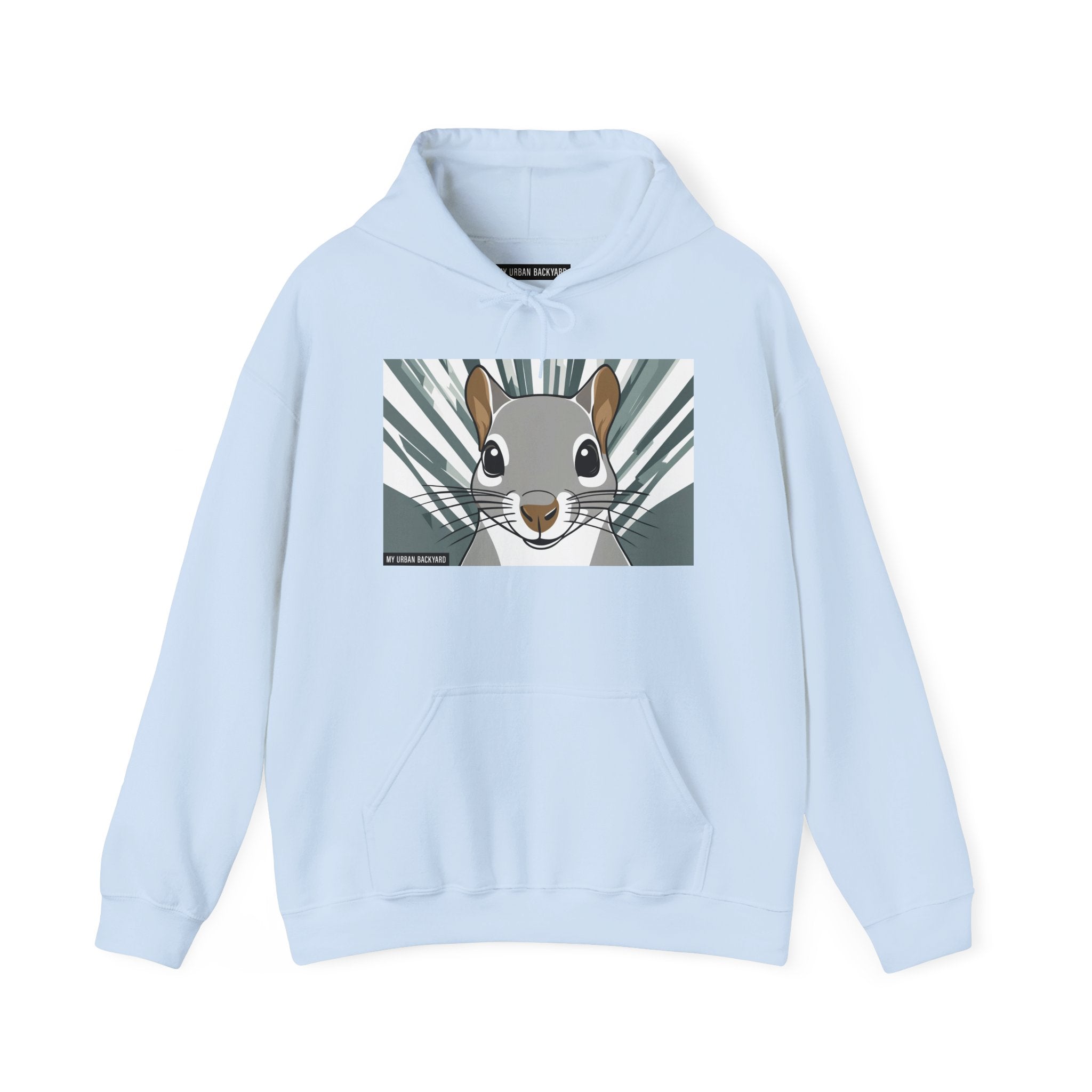 Cute Squirrel Graphic Hoodie, Cozy Unisex Sweatshirt, Nature Lover Gift, Autumn Fashion, Animal Art Clothing