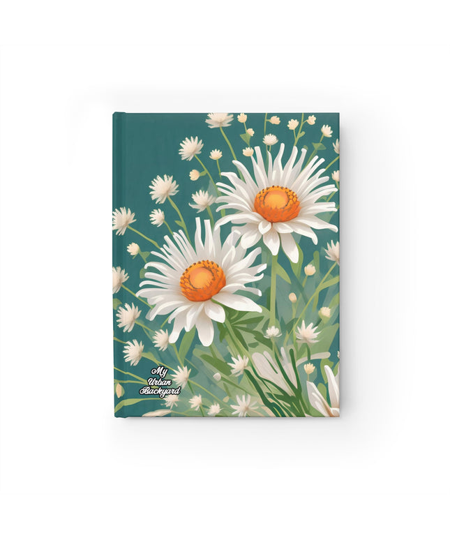 White Flowers, Hardcover Notebook Journal - Write in Style