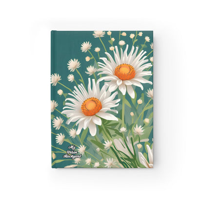 White Flowers, Hardcover Notebook Journal - Write in Style