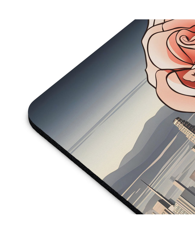 City Rose, Computer Mouse Pad - for Home or Office